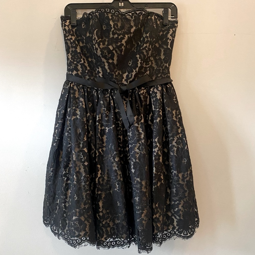Strapless lace little black dress - Robert Rodriquez - Picture 3 of 6